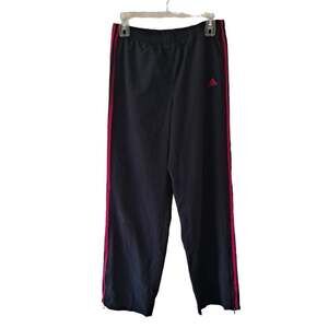 Adidas Pants Athletic Active Essential Soft Tricot Ankle Zip Womens- Size M